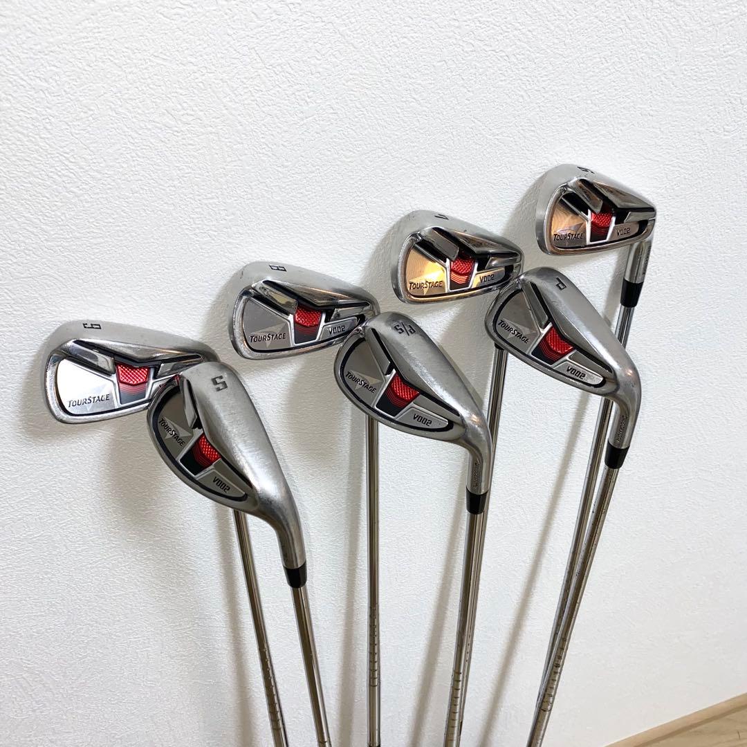 お得☆TOURSTAGEゴルフクラブ フルセット☆メンズ初心者キャディバッグ付S