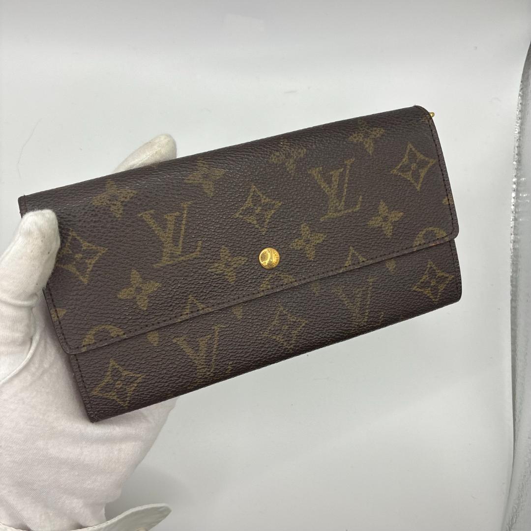 【極美品】 ルイヴィトン モノグラム ポシェット ポルトモネクレディ 長財布