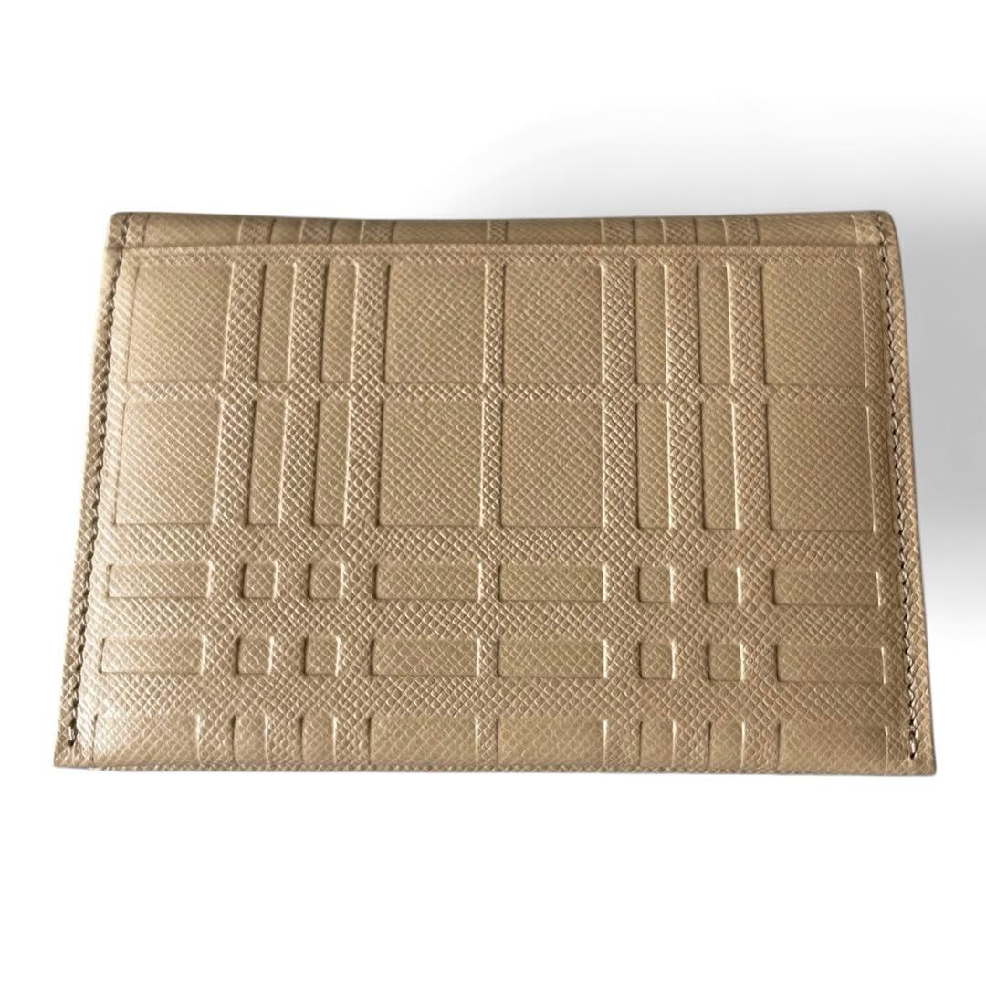 新品　BURBERRY バーバリー レザー カードケース パスケース 名刺入れ