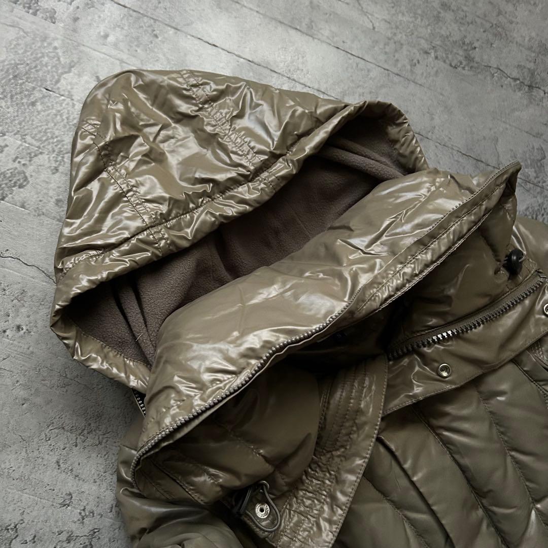 未使用級 FILA GOLF ダウンコート Aライン フード スタンドカラー