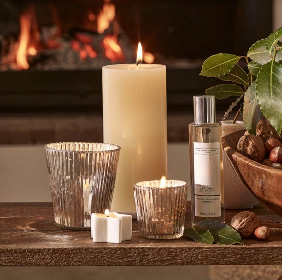 ＜新品・海外限定＞英国製 ウィンターラグジュアリーキャンドル シナモン＆オレンジ