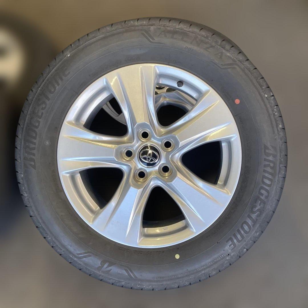 ハリアー80系純正ホイール、ブリヂストン ALENZA 17インチ タイヤセット