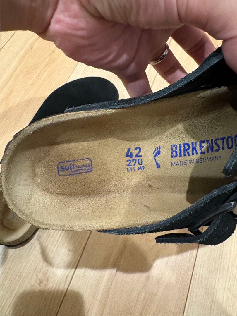 BIRKENSTOCK 黒 サンダル 42
