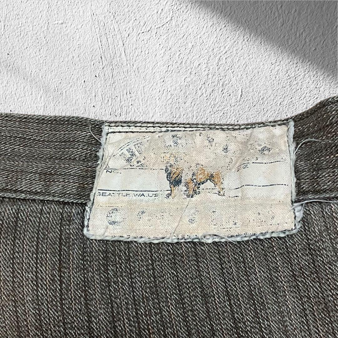 WAREHOUSE ウエアハウス ヘリンボーン ワークパンツ W34シンチバック