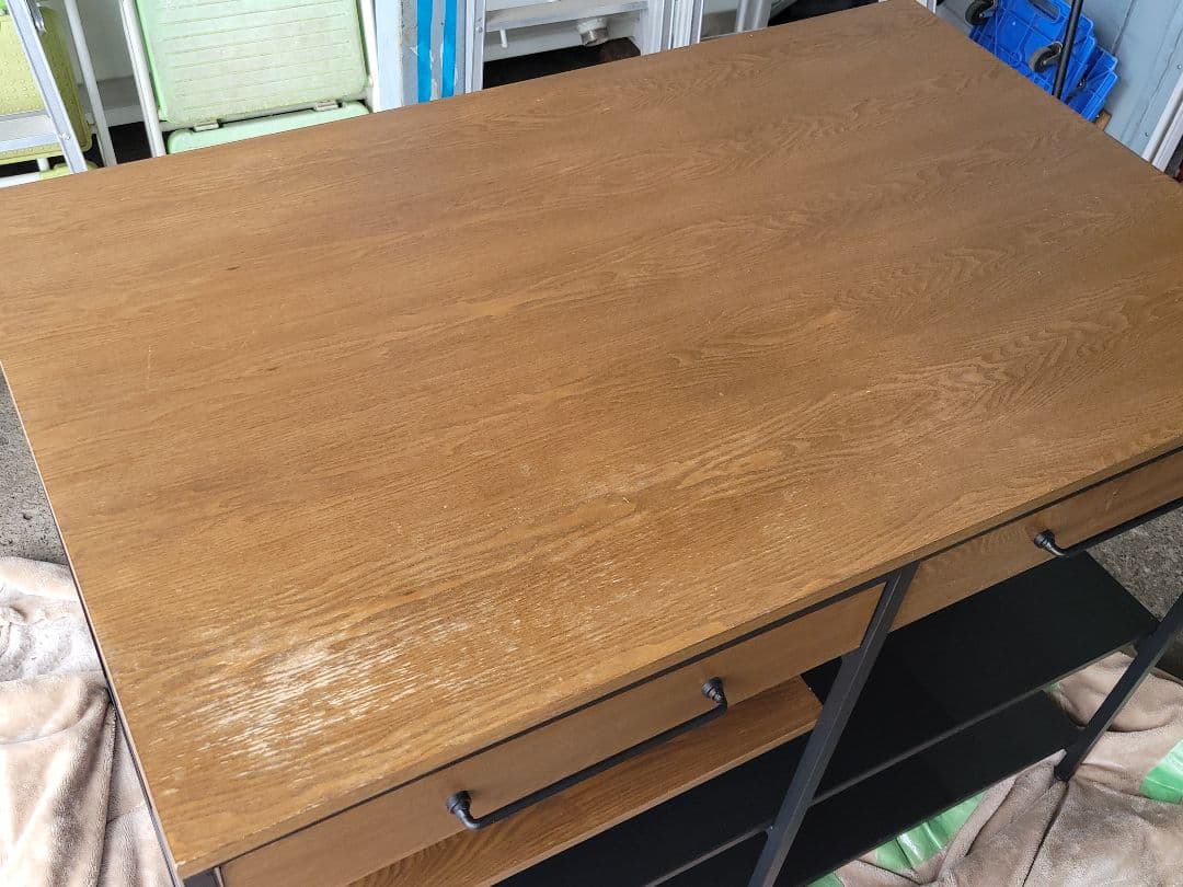 インダストリアル風 LOWYA Clamo カウンターテーブル 幅120cm