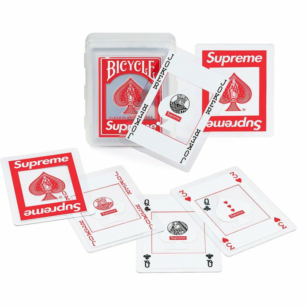 Supreme Bicycle Clear Playing Cards トランプ
