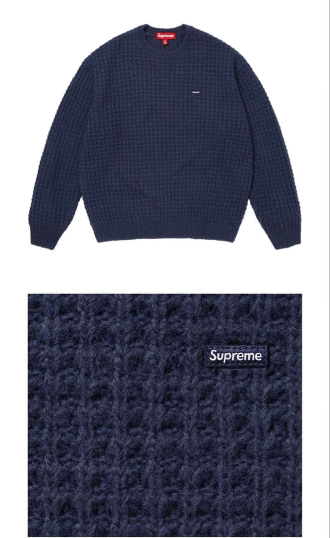 トップス 25FW Supreme Small Box Waffle Sweater