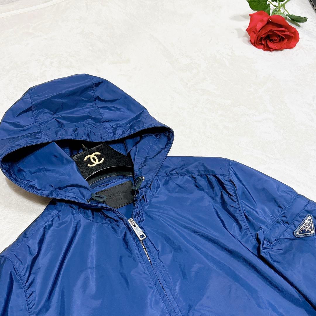 ほば未使用✨　PRADA ナイロン　ジャケット トライアングルプレート ブルゾン