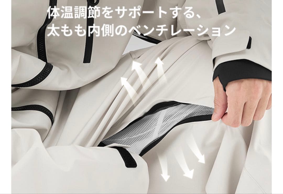 【新品未使用】[アクレイス] スキーウェア メンズ 上下セット Mサイズ