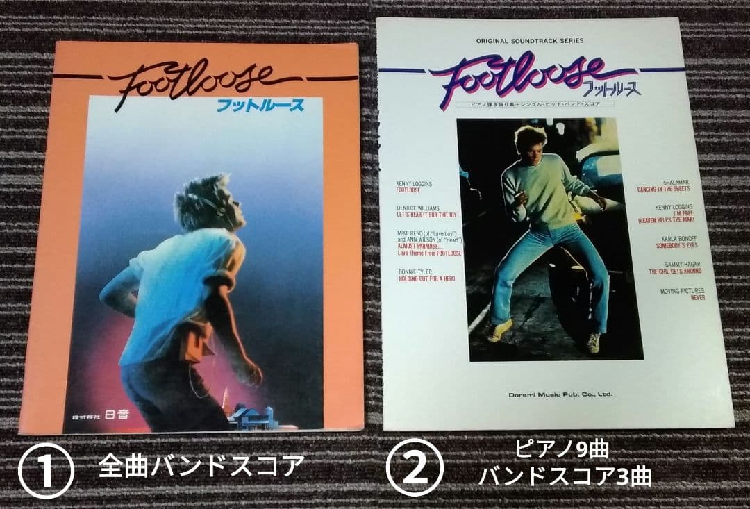 Footloose バンド・スコア 楽譜 TAB フットルース ピアノ弾き語り