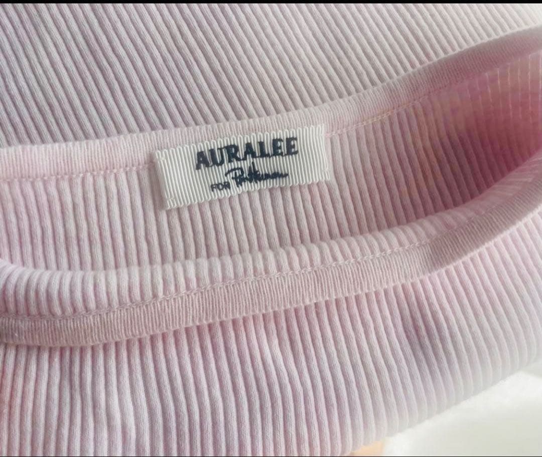 AURALEE×RonHerman別注ギザボートネックプルオーバー