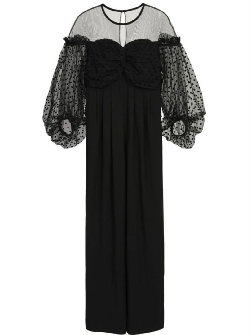 スーツ・フォーマル・ドレス ANDRESD flocky dot pants dress