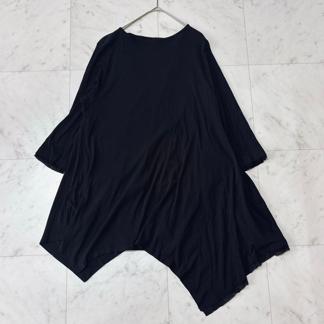 美品 センソユニコ 芽風 アシンメトリー 変形 チュニック ワンピース チュール