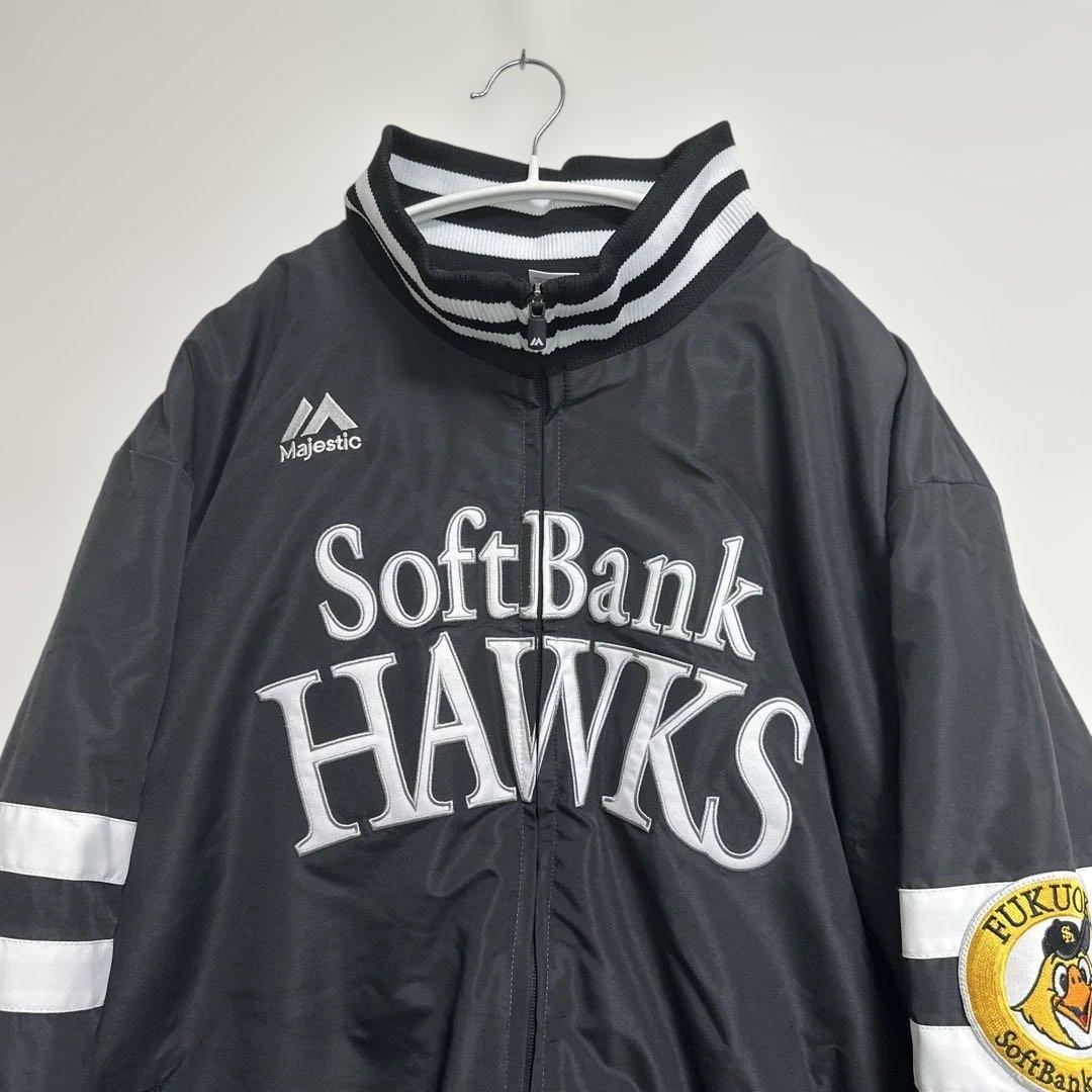a*o様 美品　Majestic SoftBank Hawks グランドコート