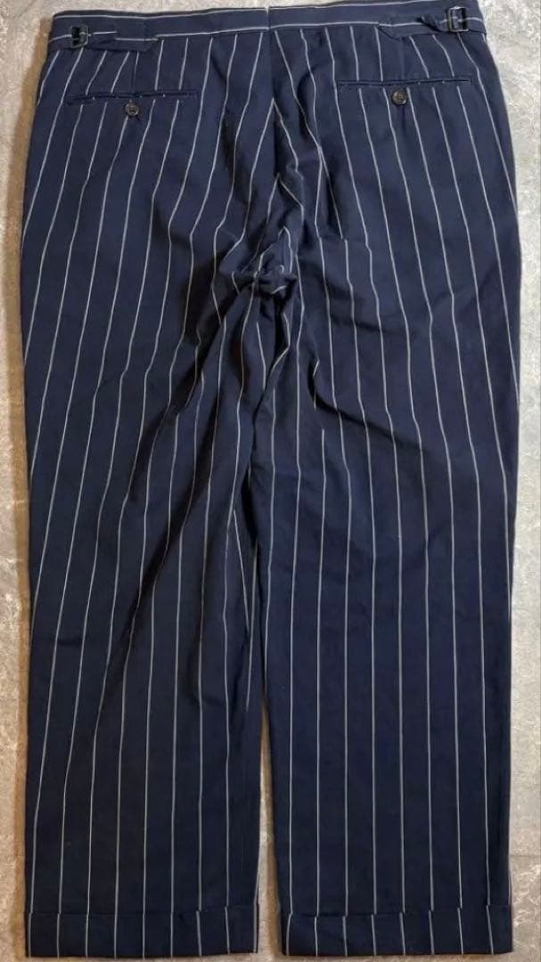 Ralph Lauren 2タック ピンストライプスラックス　ヴィンテージ