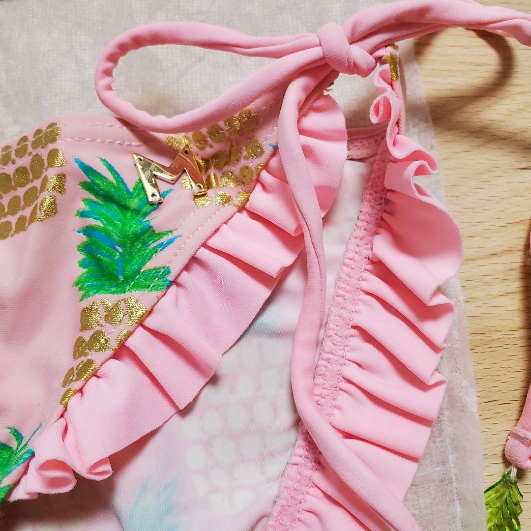 MANOUSH マヌーシュ ビキニ XS パイナップル柄 ピンク 未使用