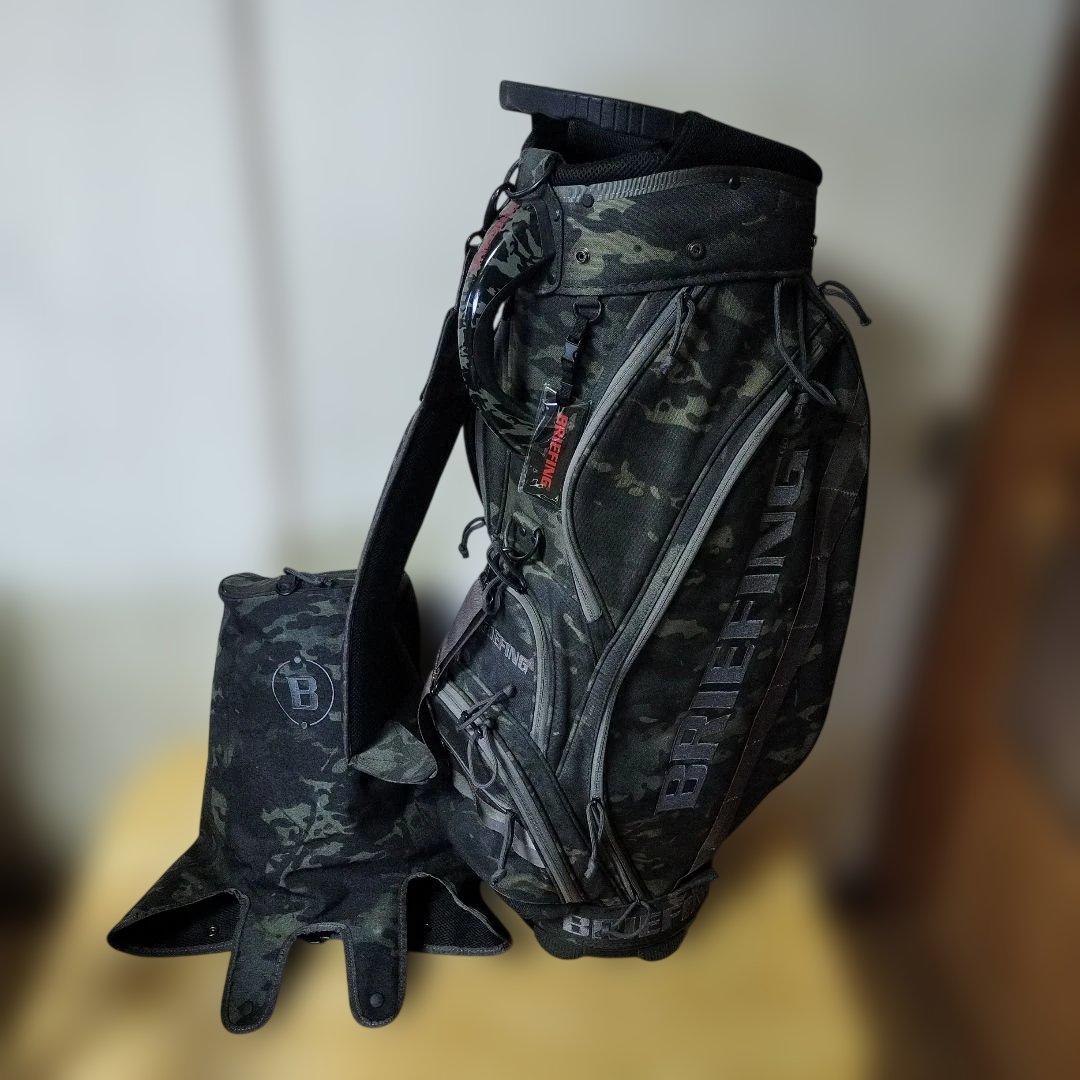 BRIEFING 迷彩柄 キャディバッグ