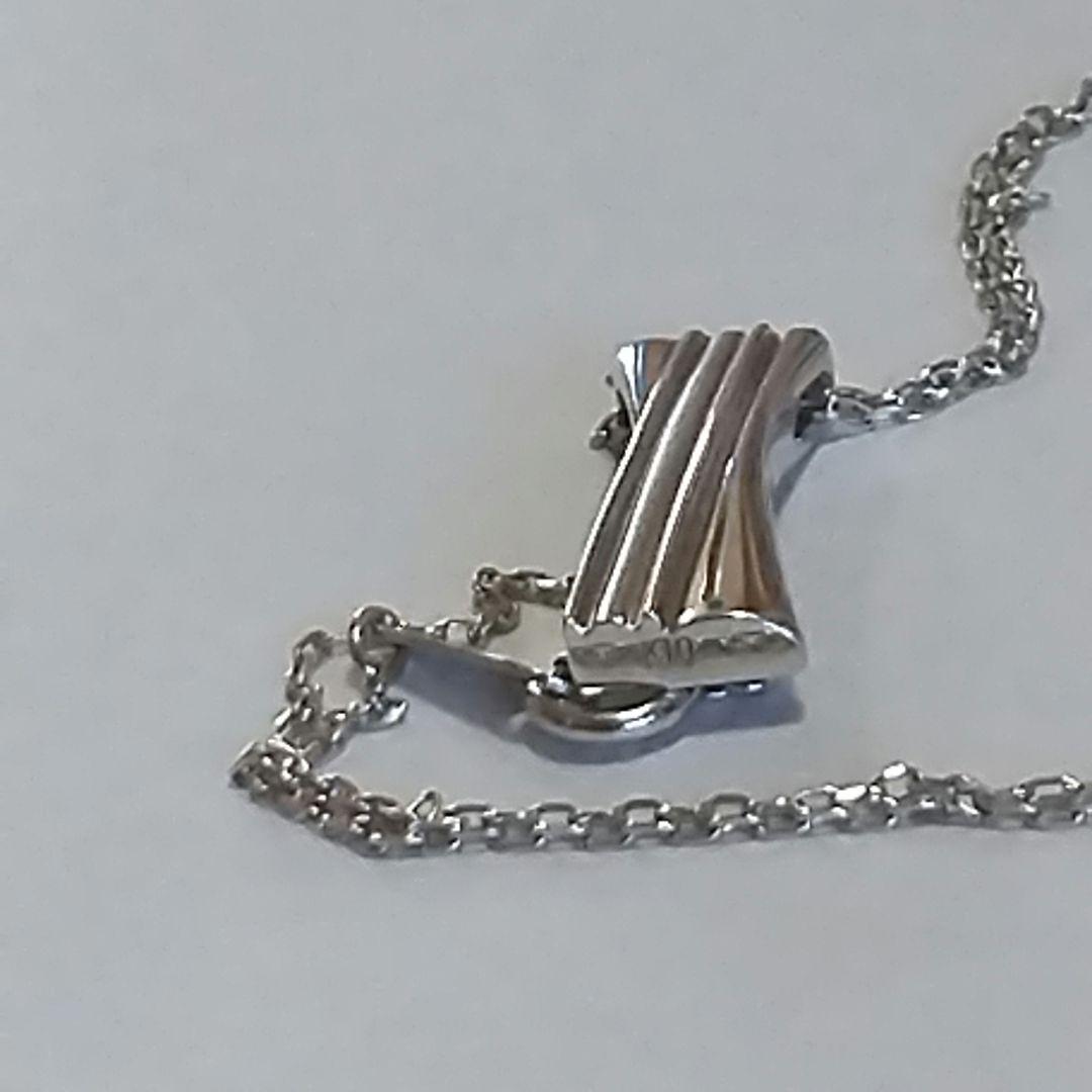 K10ホワイトゴールドペンダントネックレス