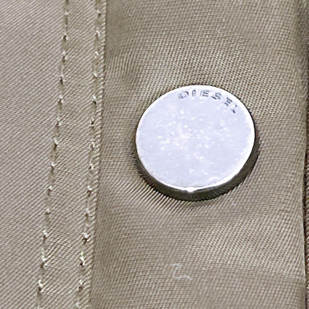 極美品✨　diesel モッズコート　ロング　ファー　カーキ　レディース