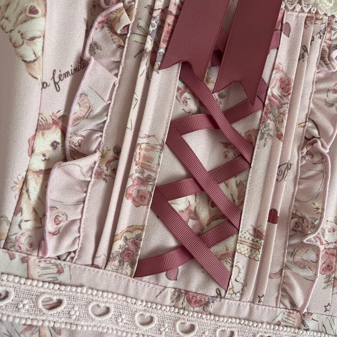 猫柄ワンピース