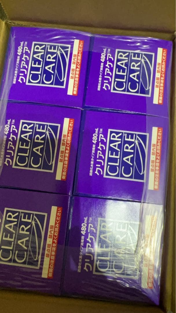 大容量！ CLEAR CARE 480ml 6本セット