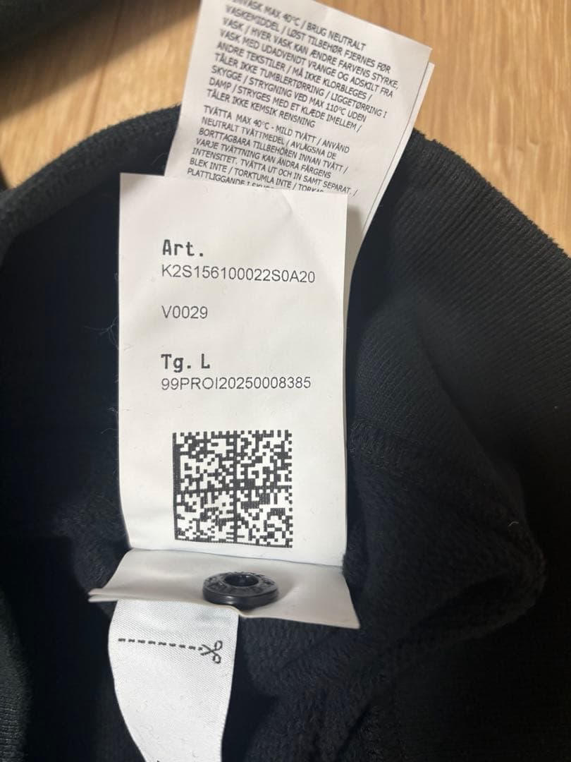 stone  25aw クルーネックスウェット 新品　Lサイズ