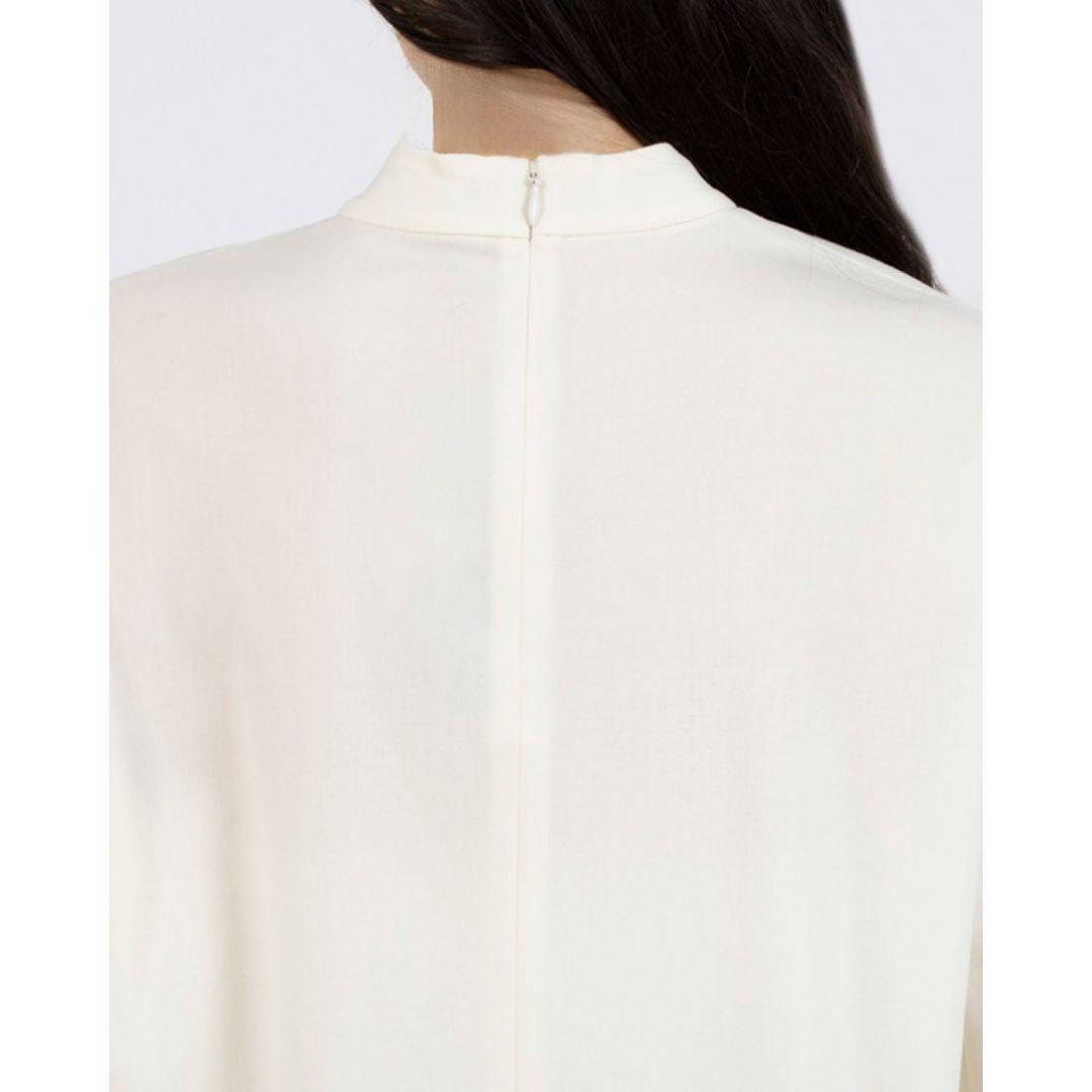 theory luxe 24FW スタンドカラーブラウス