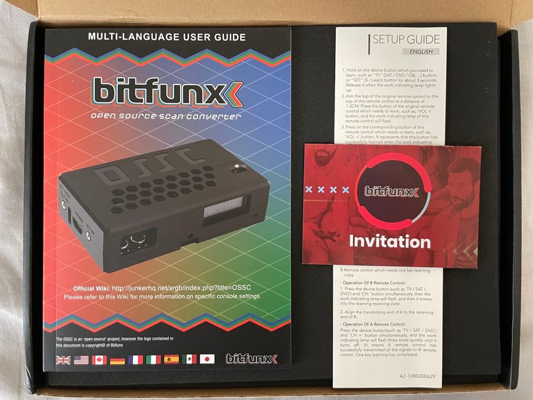 bitfunx OSSC HDビデオコンバーター