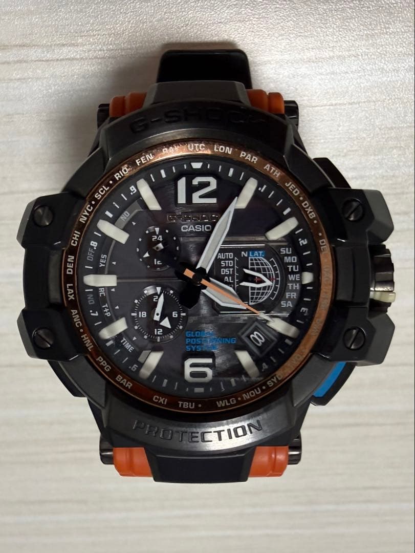 G-SHOCK GPW-1000 グラビティマスター　 ブラック/オレンジ