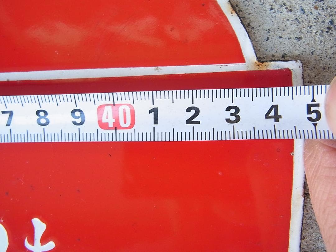 ホーロー看板　味の素　傷みあり　未使用