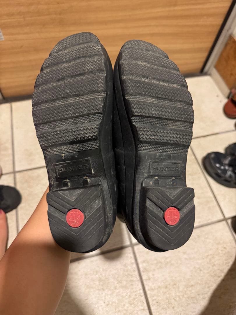 HUNTER ブラック 長靴 23cm UK 4 / EU 37