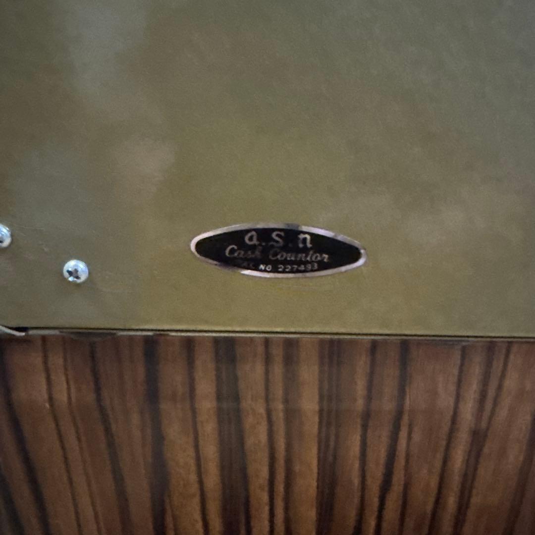 新品未使用　カウンター　自動撰別硬貨釣銭機　昭和レトロ