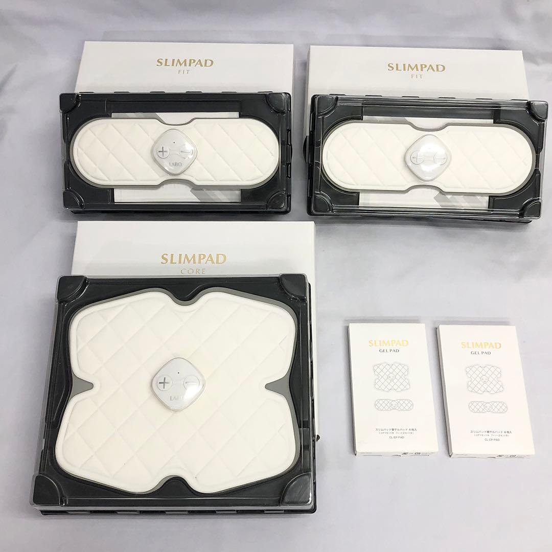 【72】スリムパッドコア＆フィット＆ゲルパッド 5点セット エクササイズ 美品