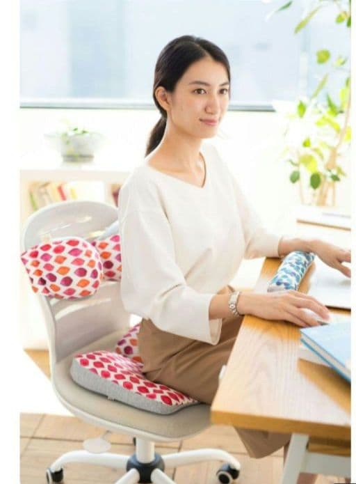 クッション　美姿勢サポート　骨盤　骨盤サポート　肩甲骨　肩甲骨サポート　美姿勢