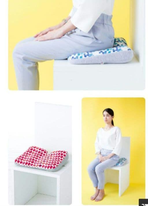 クッション　美姿勢サポート　骨盤　骨盤サポート　肩甲骨　肩甲骨サポート　美姿勢