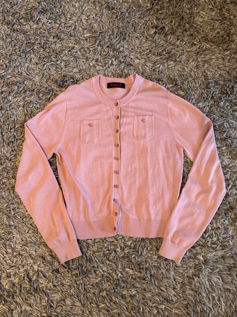 CABaN カーディガン ピンク