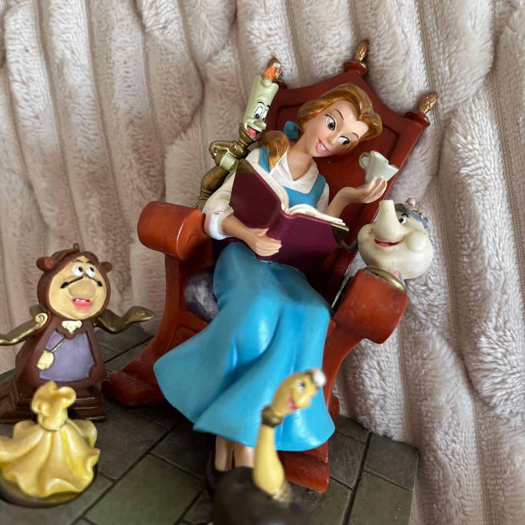 美女と野獣 オルゴール　置物