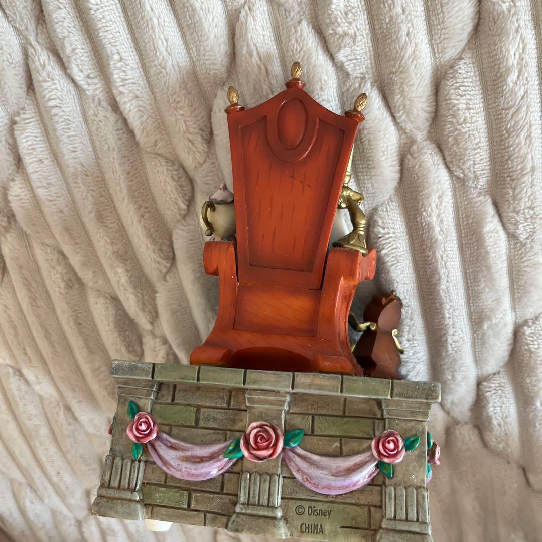 美女と野獣 オルゴール　置物