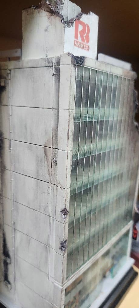 ジオラマ ビル 廃墟カスタム品