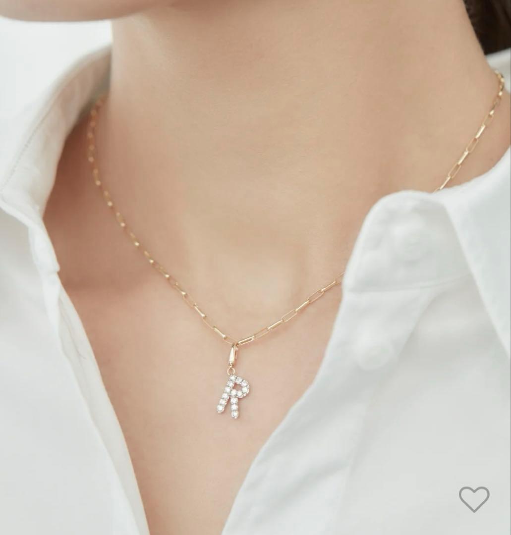 ALLNIQUE Symbol \"R\" チャーム　オールニーク　ペンダントトップ