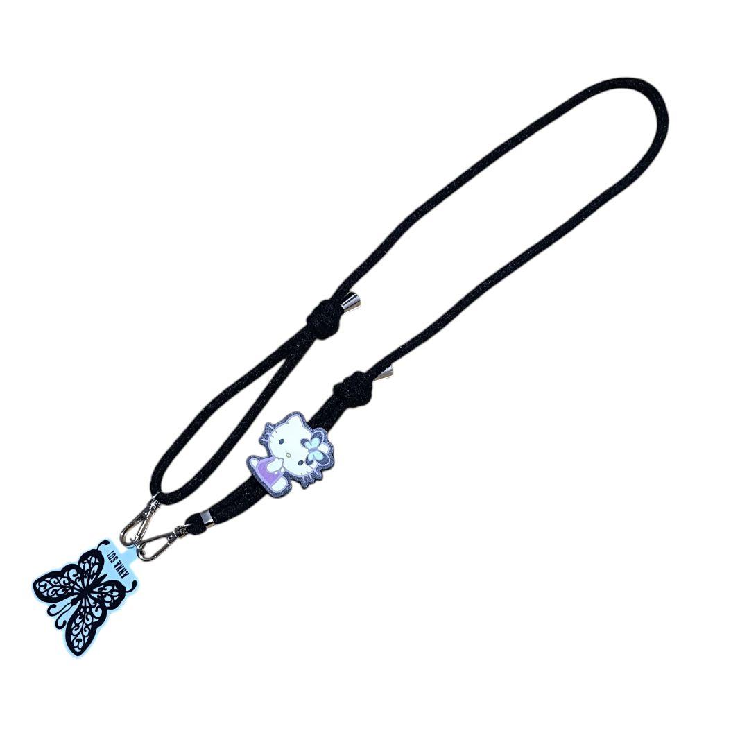 美品 アナスイ ANNA SUI ×HELLO KITTY スマホストラップ
