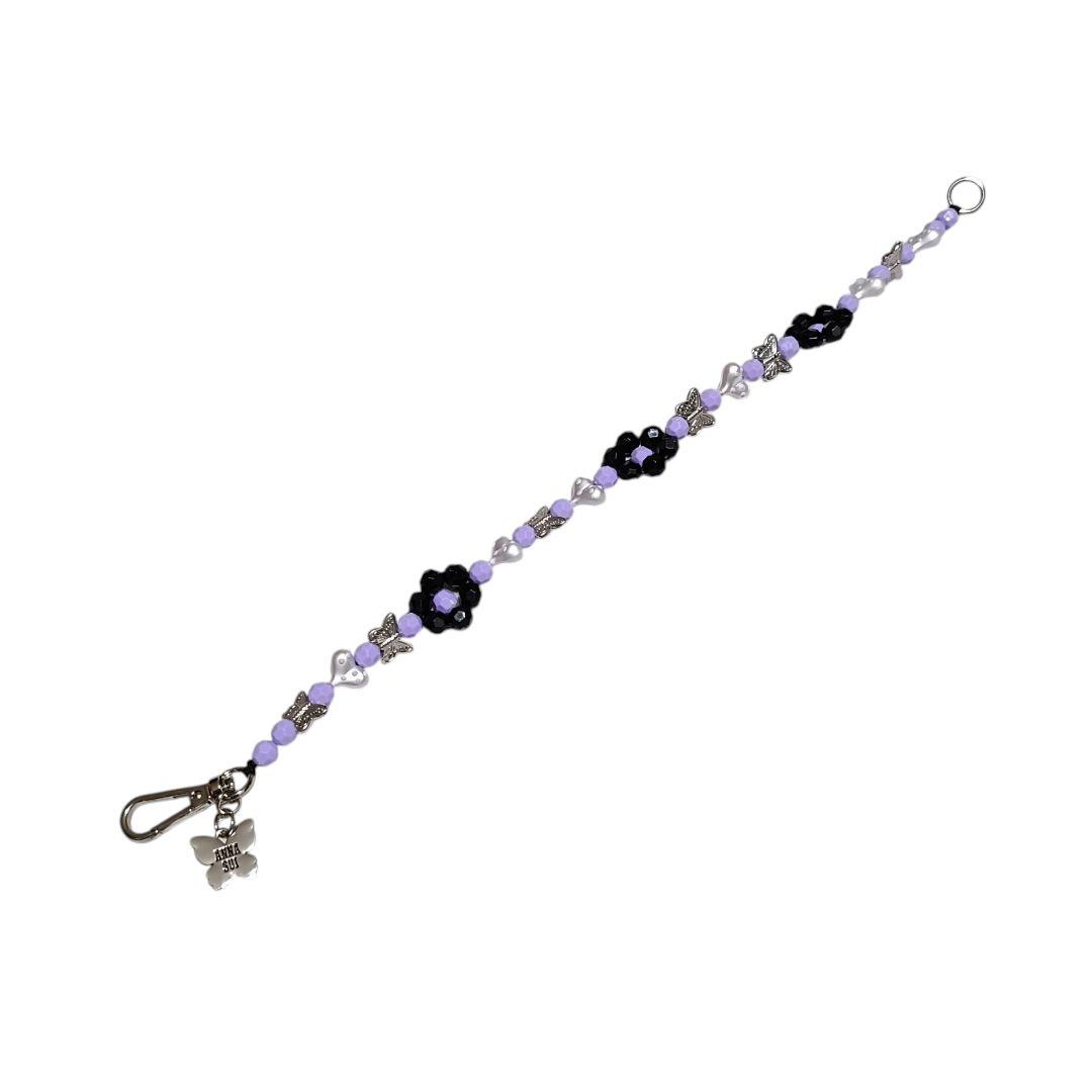 美品 アナスイ ANNA SUI ×HELLO KITTY スマホストラップ