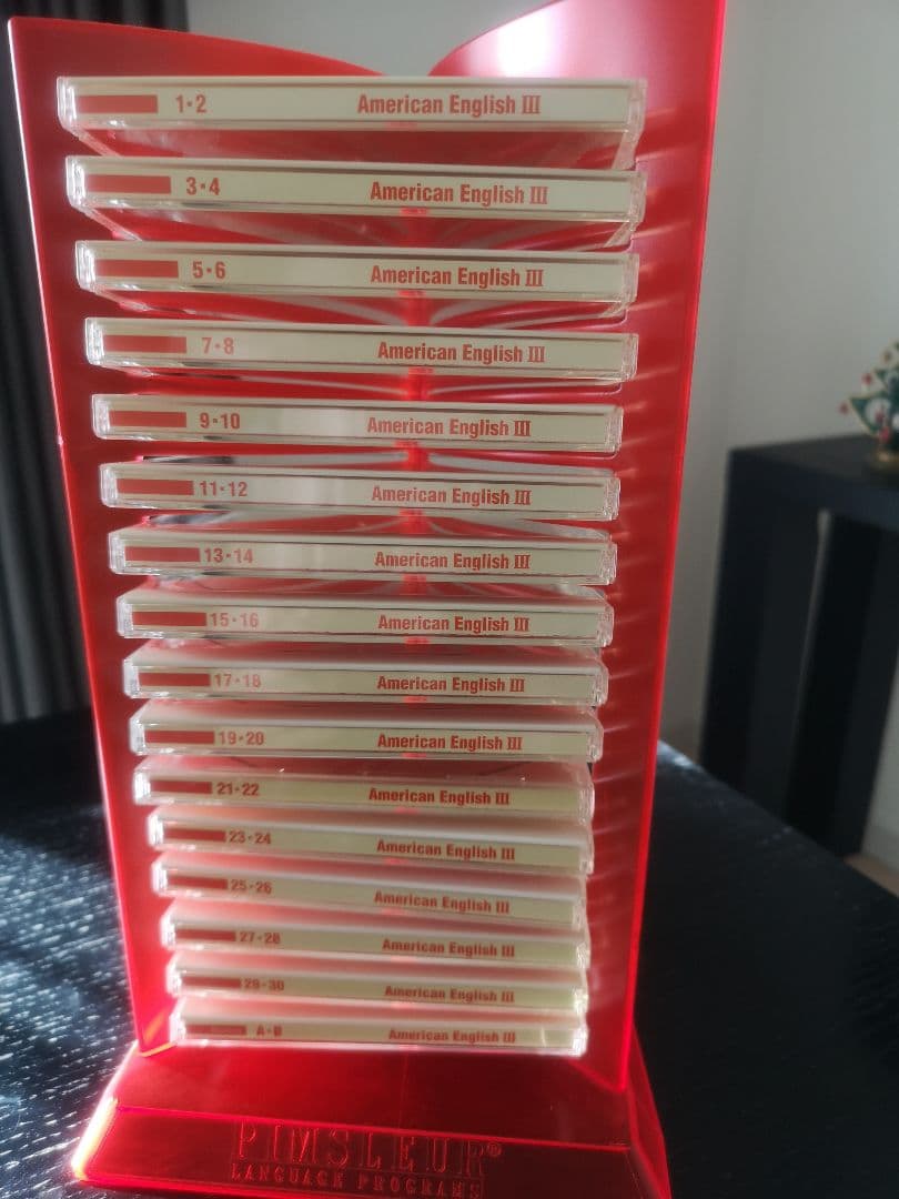 ピンズラーアメリカ英語【Ⅰ〜Ⅲ】テキスト、ラック付