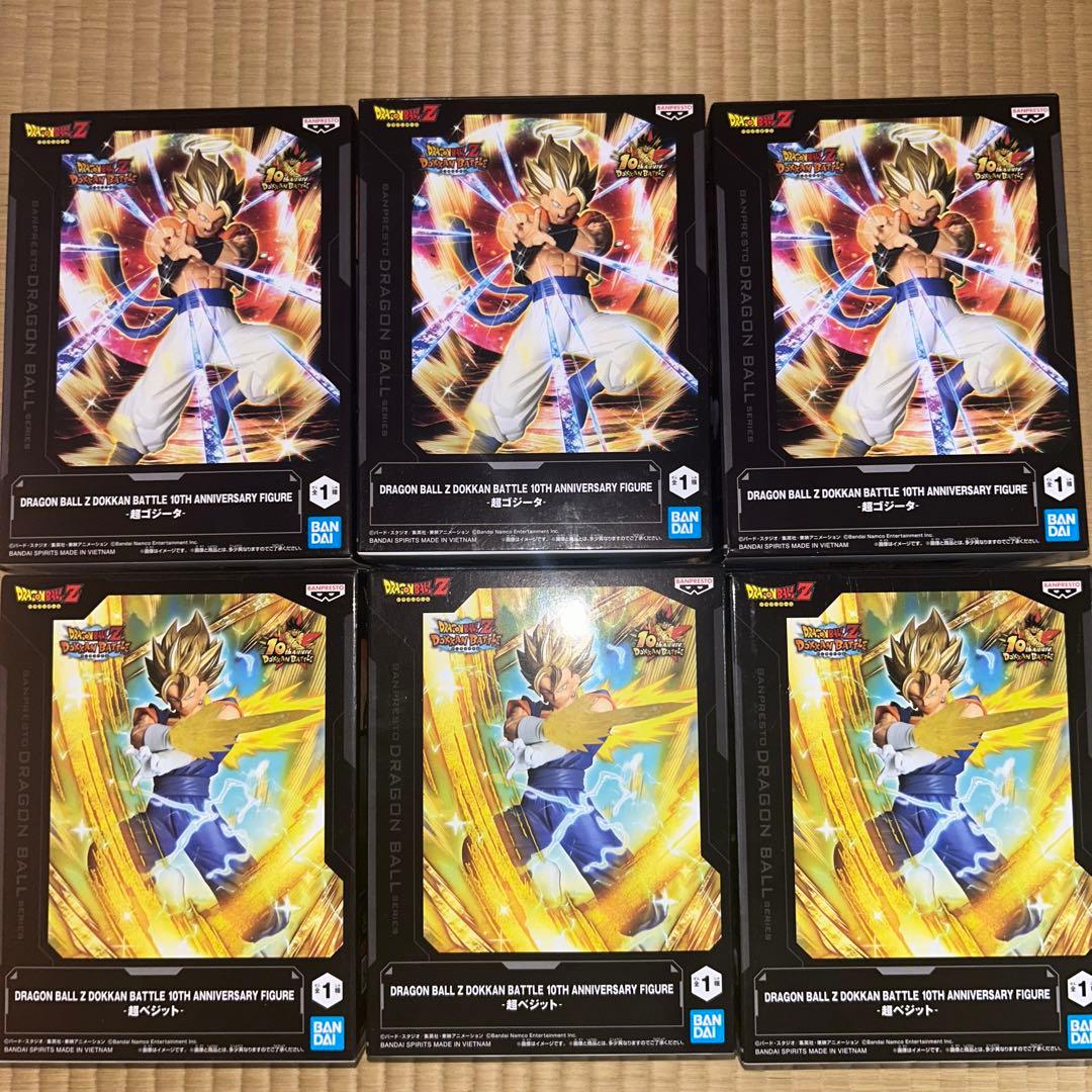 ドラゴンボール Z ドッカンバトル 10周年フィギュア 6個セット