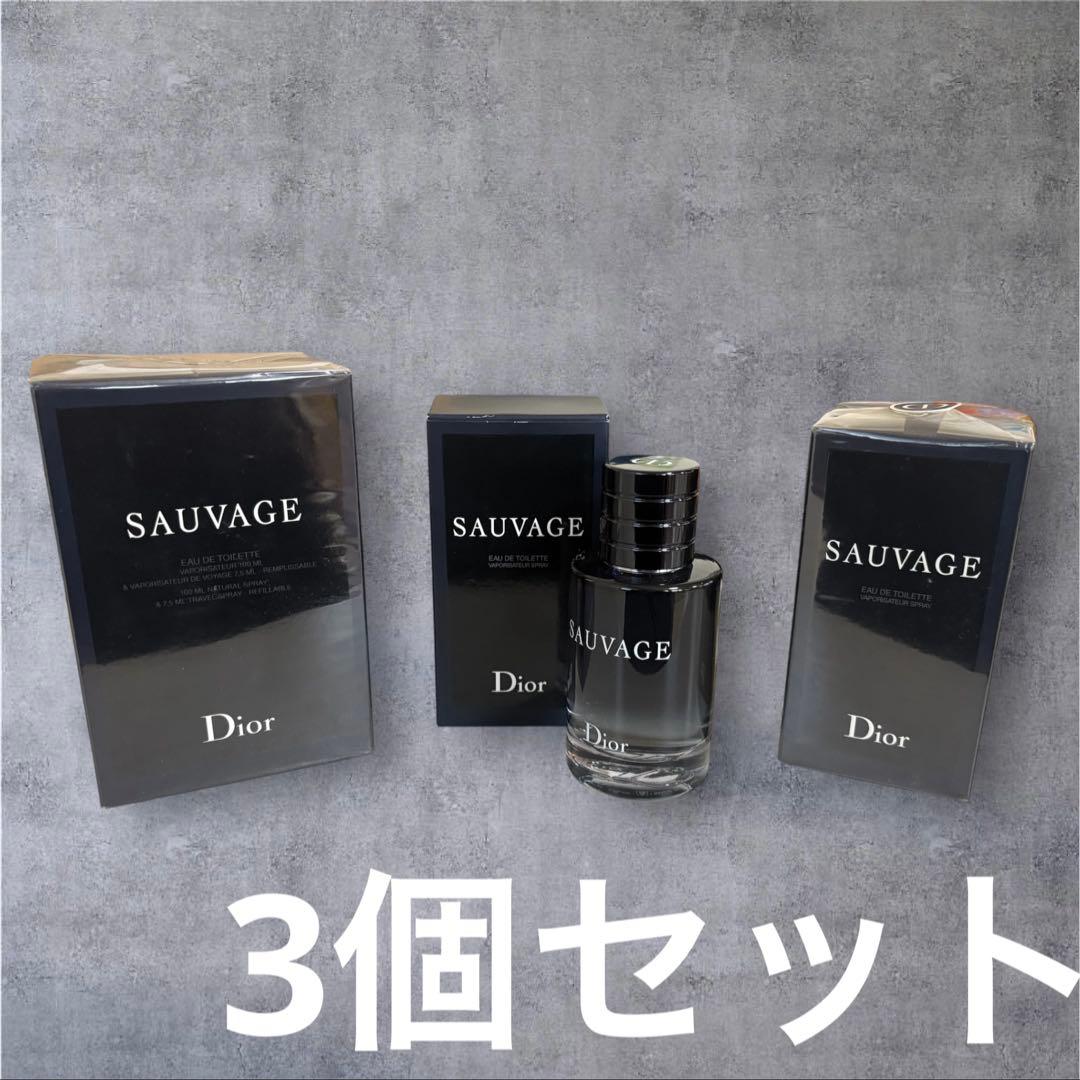 Dior Sauvage Eau de Toiletteフレグランス 3点セット
