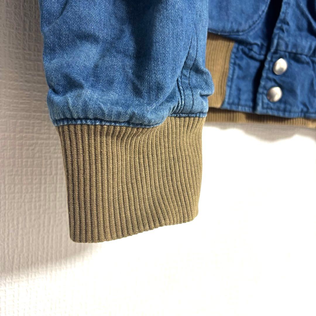 桃太郎ジーンズ リバーシブル デニムジャケット ブルゾン カモフラ 42size