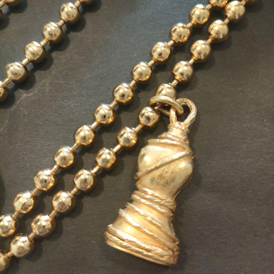 バレンシアガ　BALENCIAGA　チェーンベルト(ゴールド/ヴィンテージ)