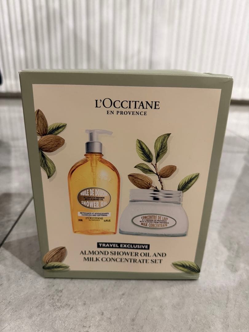 yoyoアーモンドシャワーオイルとミルクコンセントレートセット