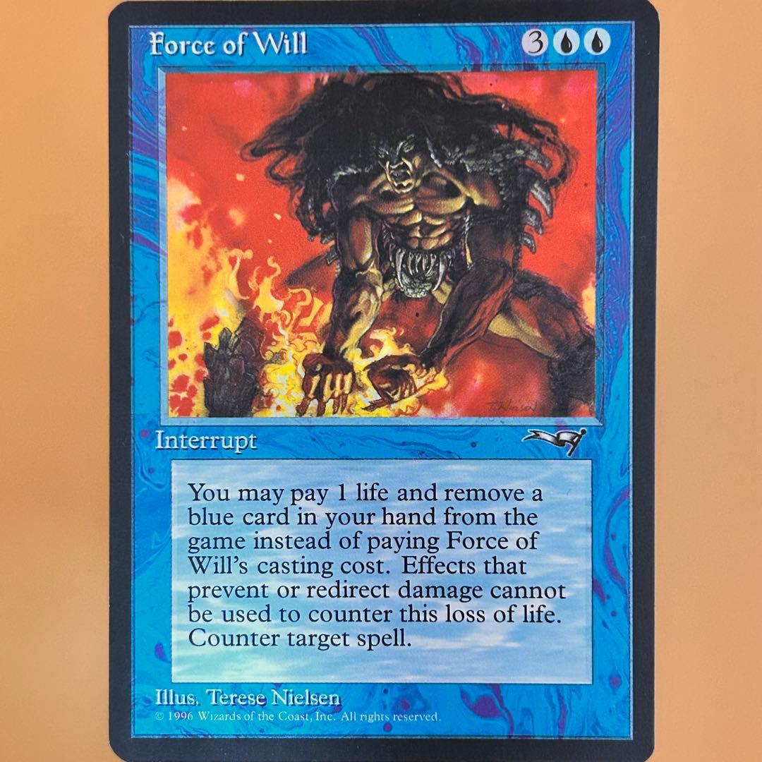 MTG 意思の力 Force of Will 英語 4枚 ALL アライアンス