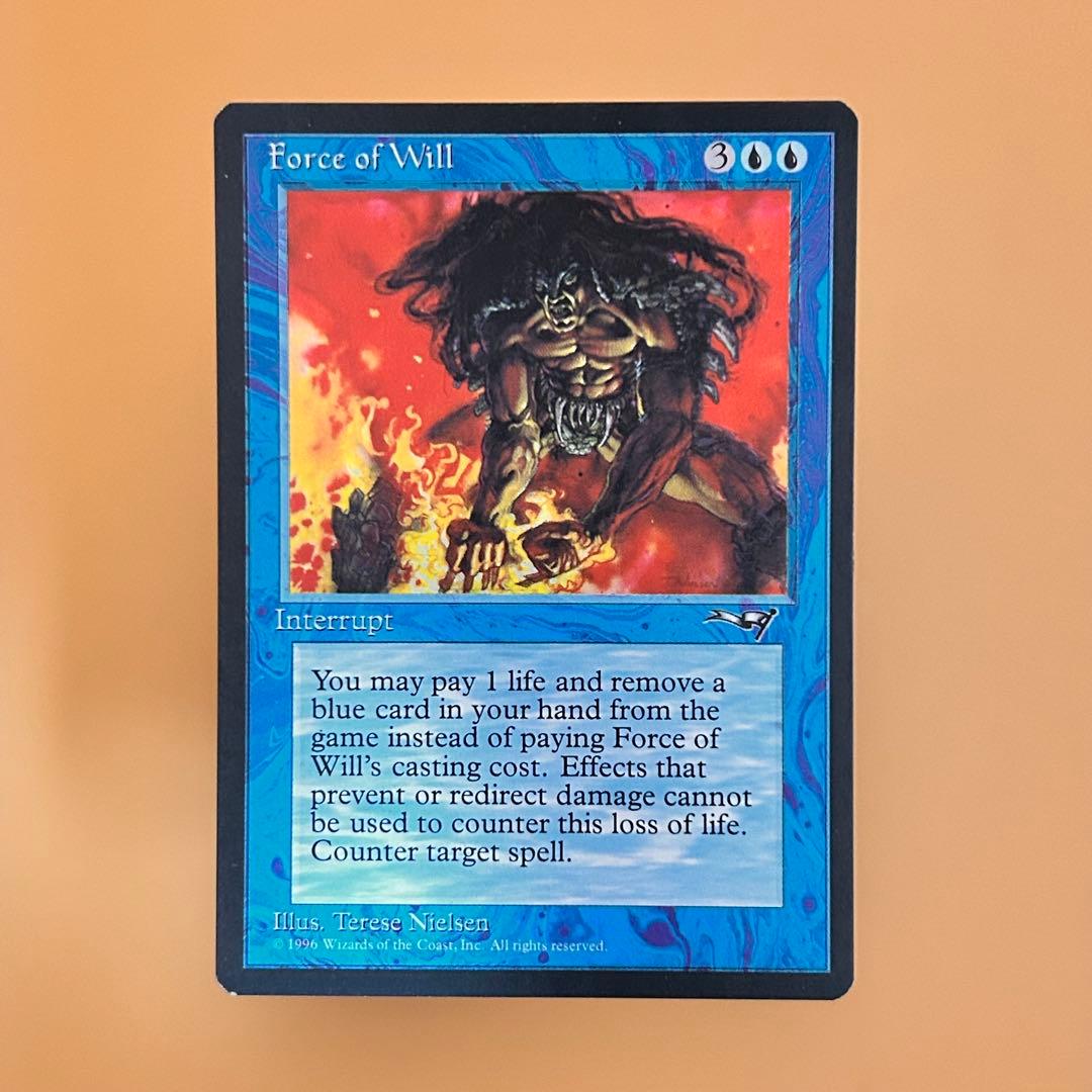 MTG 意思の力 Force of Will 英語 4枚 ALL アライアンス